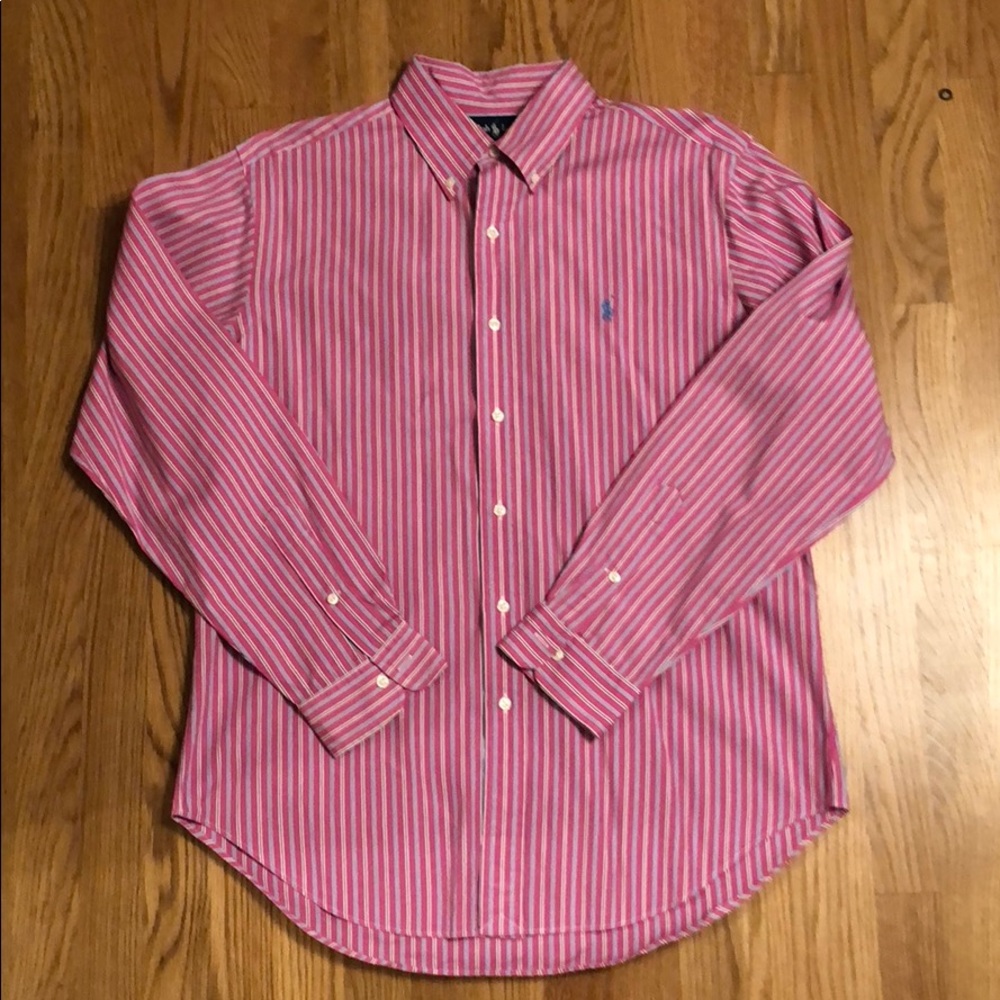 Ralph Lauren striped polo button down